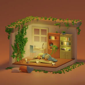 Cozy office
